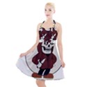 Halloween Halter Party Swing Dress  View1