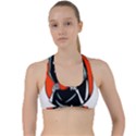 Halloween Criss Cross Racerback Sports Bra View1