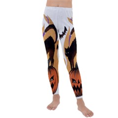 Halloween Kids  Lightweight Velour Leggings by Sparkle