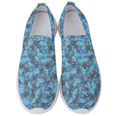 Angry Baby Chicken Illustration Random Pattern Men s Slip On Sneakers by dflcprintsclothing