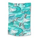 Sea Wave Seamless Pattern Small Tapestry View1