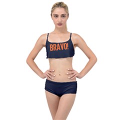 Bravo! Italian Saying Layered Top Bikini Set by ConteMonfrey