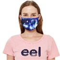 Tardis Background Space Cloth Face Mask (Adult) View1