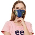 The Police Box Tardis Time Travel Device Used Doctor Who Fitted Cloth Face Mask (Adult) View1