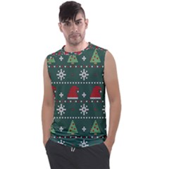 Beautiful Knitted Christmas Xmas Pattern Men s Regular Tank Top by Jancukart