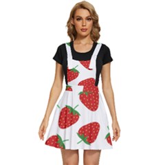 Seamless-pattern-fresh-strawberry Apron Dress by Jancukart