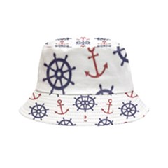 Nautical-seamless-pattern Inside Out Bucket Hat by Jancukart