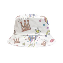 Seamless-pattern-cute-unicorn-cartoon-hand-drawn Inside Out Bucket Hat by Jancukart