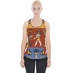 Ancient-egyptian-religion-seamless-pattern Piece Up Tank Top by Jancukart