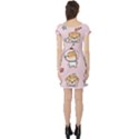 Set Kawaii Smile Japanese Dog Cartoon Short Sleeve Skater Dress View2