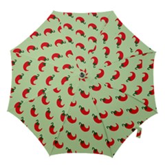 Small Mini Peppers Green Hook Handle Umbrellas (medium) by ConteMonfrey