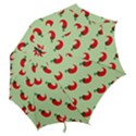 Small Mini Peppers Green Hook Handle Umbrellas (Medium) View2