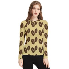 Coffee Beans Women s Long Sleeve Rash Guard by ConteMonfrey