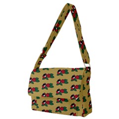 Guarana Fruit Brown Full Print Messenger Bag (m) by ConteMonfrey