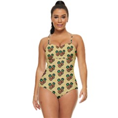 Pastel Pineapple Retro Full Coverage Swimsuit by ConteMonfrey