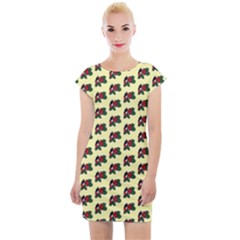 Guarana Fruit Small Cap Sleeve Bodycon Dress by ConteMonfrey