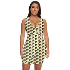 Guarana Fruit Small Draped Bodycon Dress by ConteMonfrey