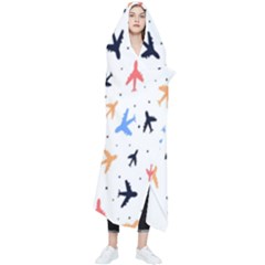 Sky Birds - Airplanes Wearable Blanket by ConteMonfrey