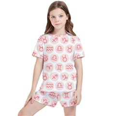 All Zodiac Signs Kids  Tee And Sports Shorts Set by ConteMonfrey