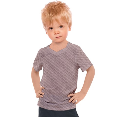 Terracotta Knit Kids  Sports Tee by ConteMonfrey