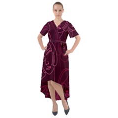 Im Only Woman Front Wrap High Low Dress by ConteMonfrey