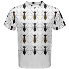 Ants Insect Pattern Cartoon Ant Animal Men s Cotton Tee by Ravend