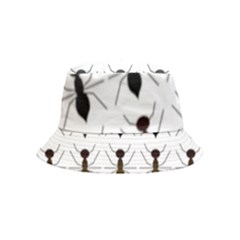 Ants Insect Pattern Cartoon Ant Animal Bucket Hat (kids) by Ravend