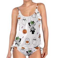 Halloween Jack O Lantern Vector Tankini Set by Ravend