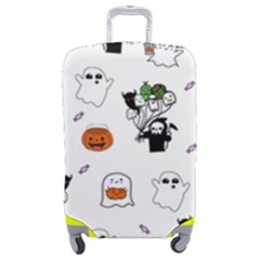 Halloween Jack O Lantern Vector Luggage Cover (medium) by Ravend