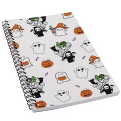 Halloween Jack O Lantern Vector 5 5  X 8 5  Notebook by Ravend