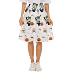 Halloween Jack O Lantern Vector Classic Short Skirt by Ravend