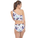 Seamless Pattern Geometric Texture Spliced Up Two Piece Swimsuit View2