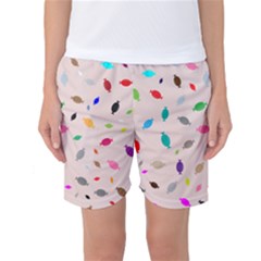 Bottle Pattern Water Flat Women s Basketball Shorts by Ravend