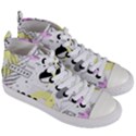 Graphic-design-geometric-background Women s Mid-Top Canvas Sneakers View3