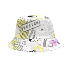 Graphic-design-geometric-background Inside Out Bucket Hat by Wegoenart