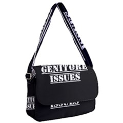 Genitore Issues  Courier Bag by ConteMonfrey