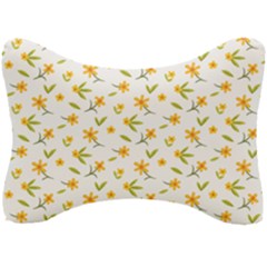 Cute Flower Design Seat Head Rest Cushion by designsbymallika