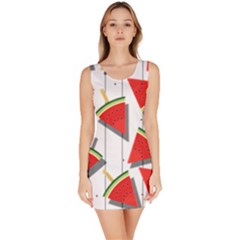 Watermelon Popsicle   Bodycon Dress by ConteMonfrey