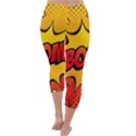 Explosion Boom Pop Art Style Capri Winter Leggings  View4