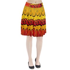 Explosion Boom Pop Art Style Pleated Skirt by Wegoenart