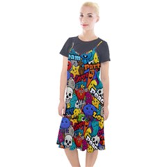 Graffiti Characters Seamless Pattern Camis Fishtail Dress by Wegoenart