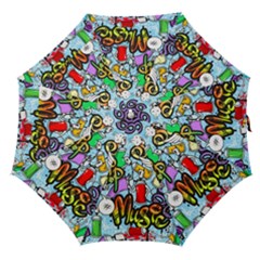 Graffiti Characters Seamless Patterns Straight Umbrellas by Wegoenart