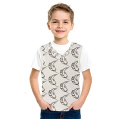 Cute Leaves Draw Kids  Basketball Tank Top by ConteMonfrey