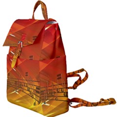 Music Notes Melody Note Sound Buckle Everyday Backpack by Wegoenart