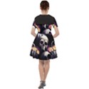 Halloween party skulls, Demonic pumpkins pattern Sailor Dress View2