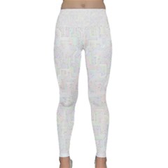 Computer Cyber Circuitry Circuits Electronic Lightweight Velour Classic Yoga Leggings by Jancukart