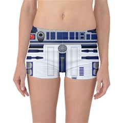 Robot R2d2 R2 D2 Pattern Boyleg Bikini Bottoms by Jancukart