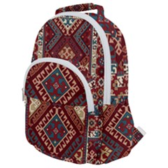 Armenian Carpet Rounded Multi Pocket Backpack by Gohar