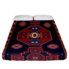 Armenian Old Carpet  Fitted Sheet (california King Size) by Gohar