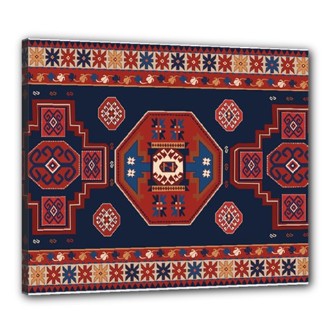 Armenian Carpet Canvas 24  X 20  (stretched) by Gohar